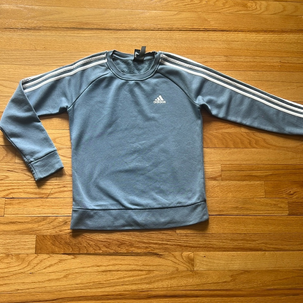 Blue Adidas Crewneck